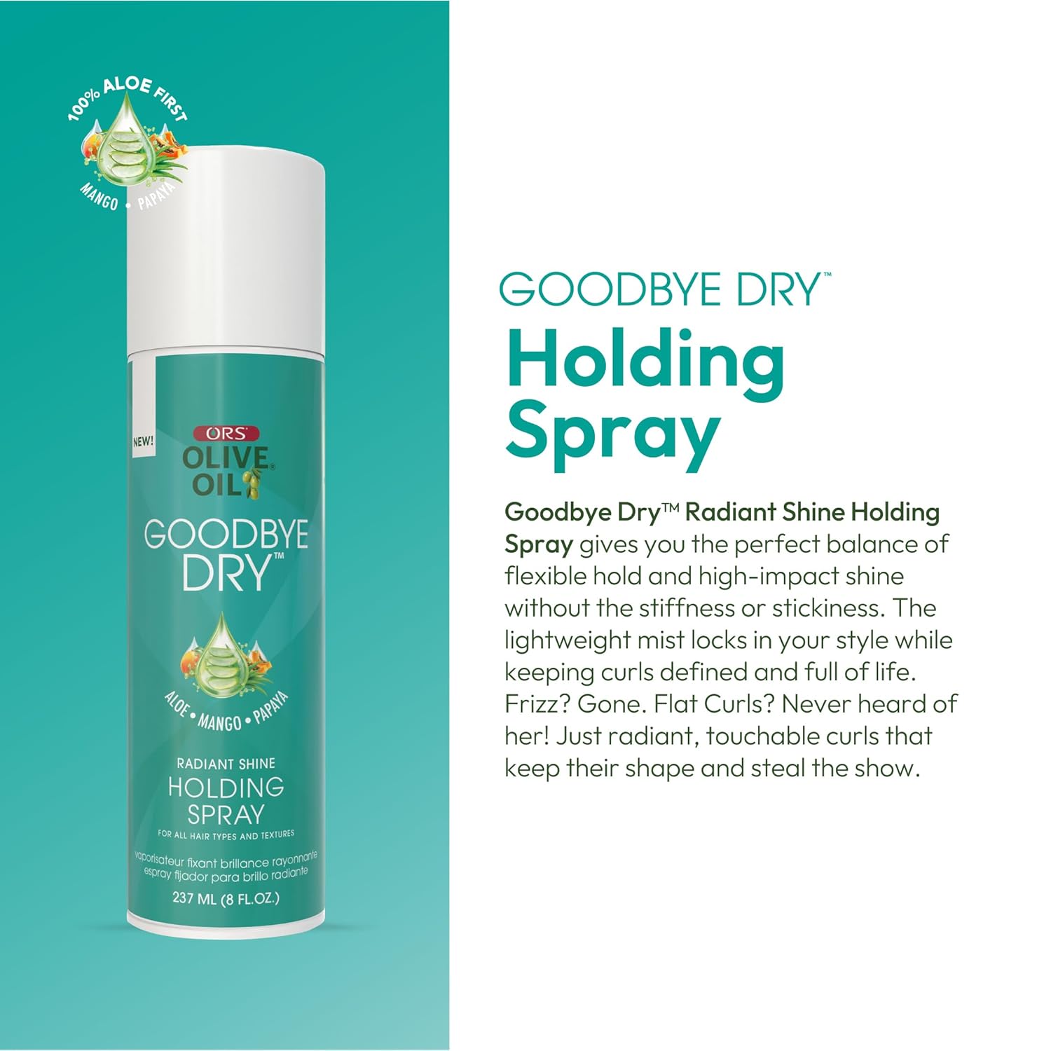 ORS Goodbye Dry Holding Spray – 8 oz - Beauty Exchange Beauty Supply