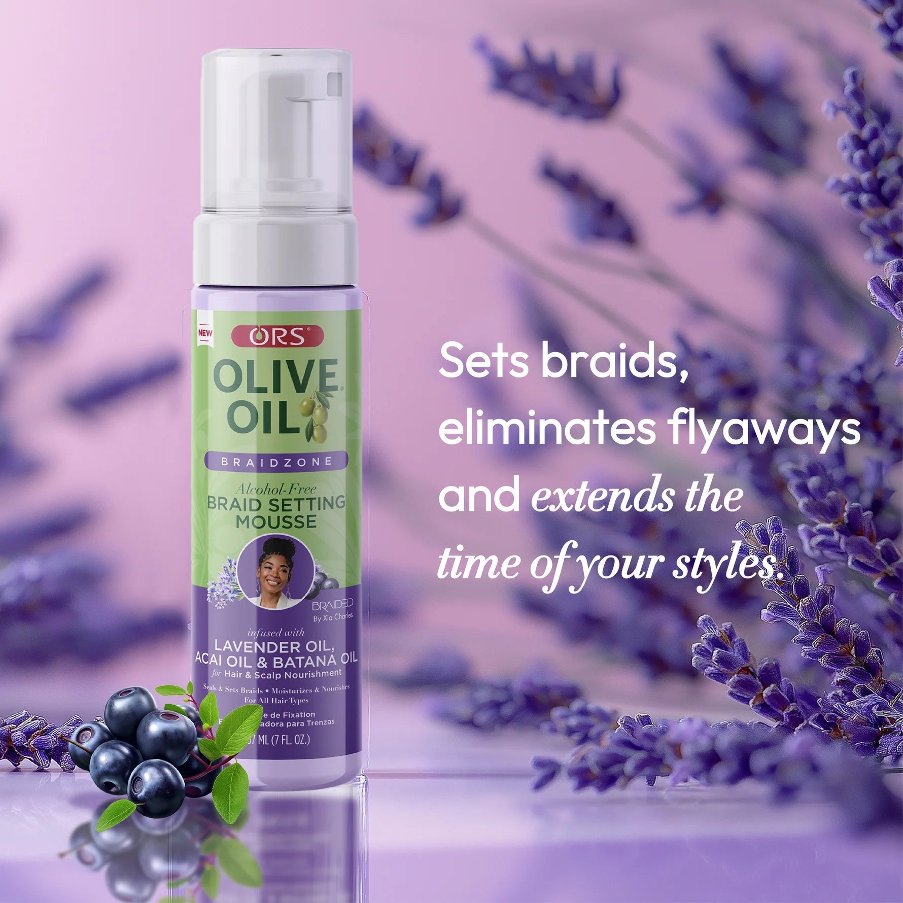 ORS Olive Oil Braidzone Braid Setting Mousse - 7oz - Beauty Exchange Beauty Supply