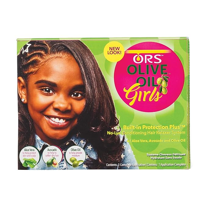 ORS Olive Oil Girls No - Lye Relaxer Kit – 1 Application - Beauty Exchange Beauty Supply