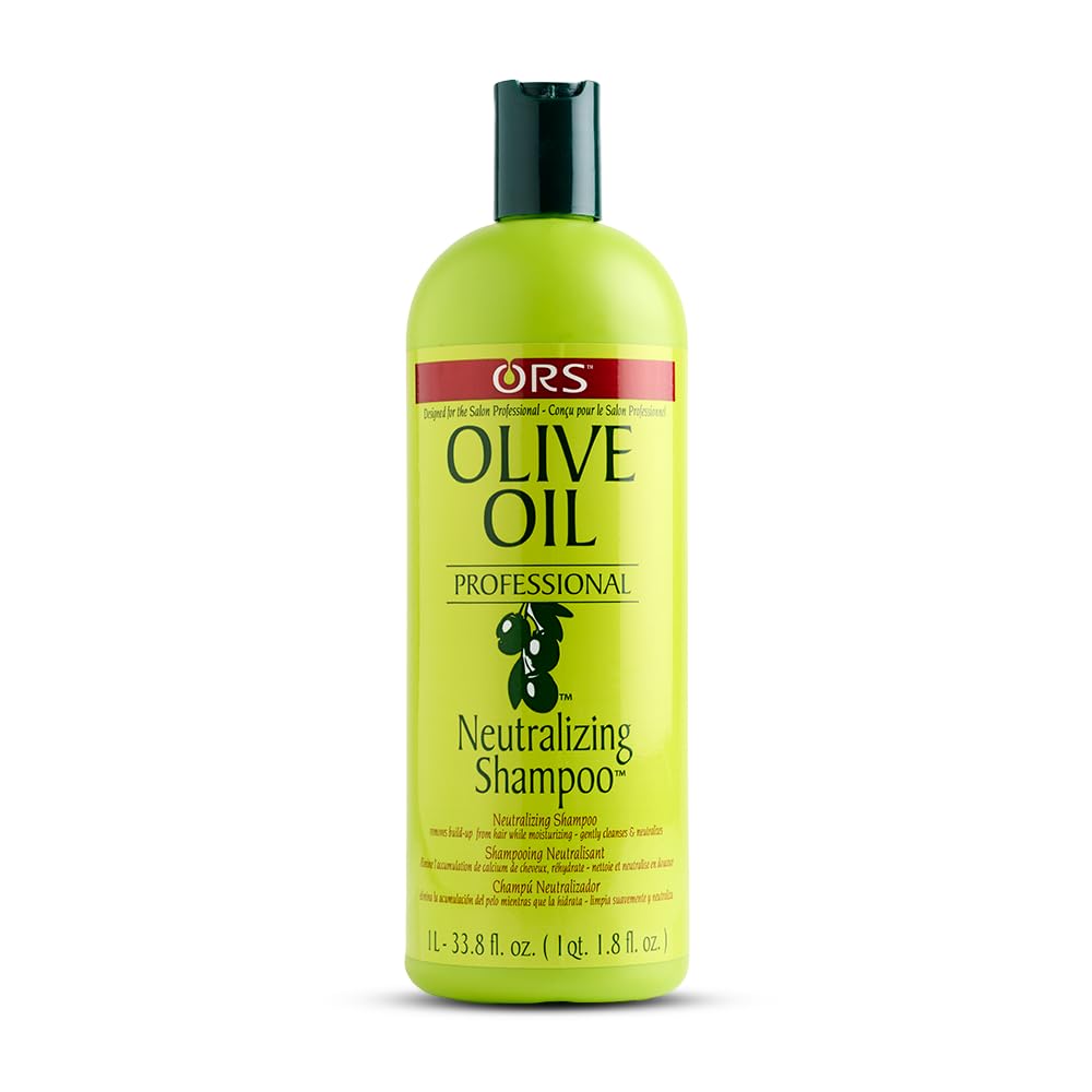 ORS Olive Oil Professional Neutralizing Shampoo – Removes Residue, Restores Moisture – 33.8 oz - Beauty Exchange Beauty Supply