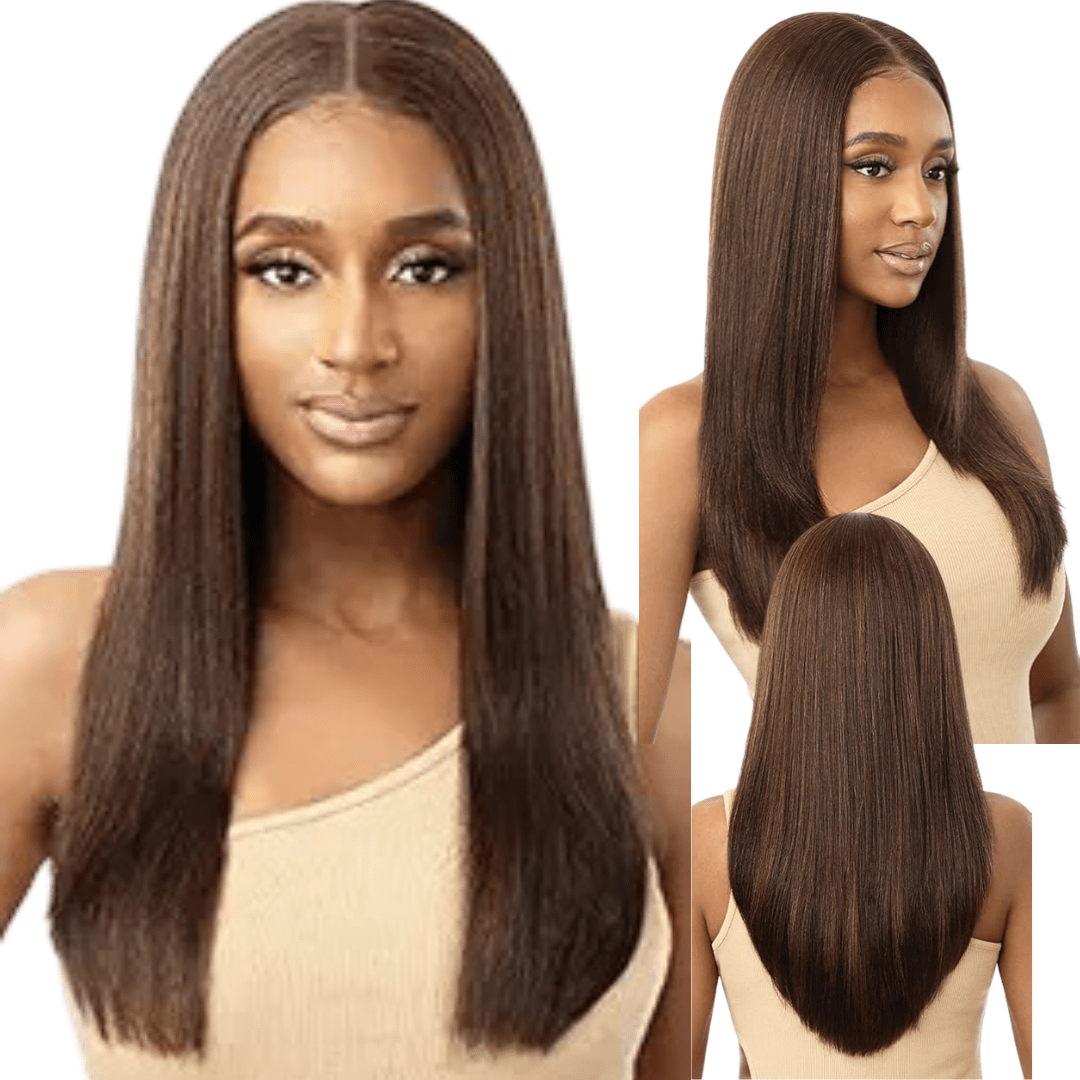 Outre 100% Human Hair Blend 13x6 360 Frontal HD Lace Wig - Marisa 24" - Beauty Exchange Beauty Supply