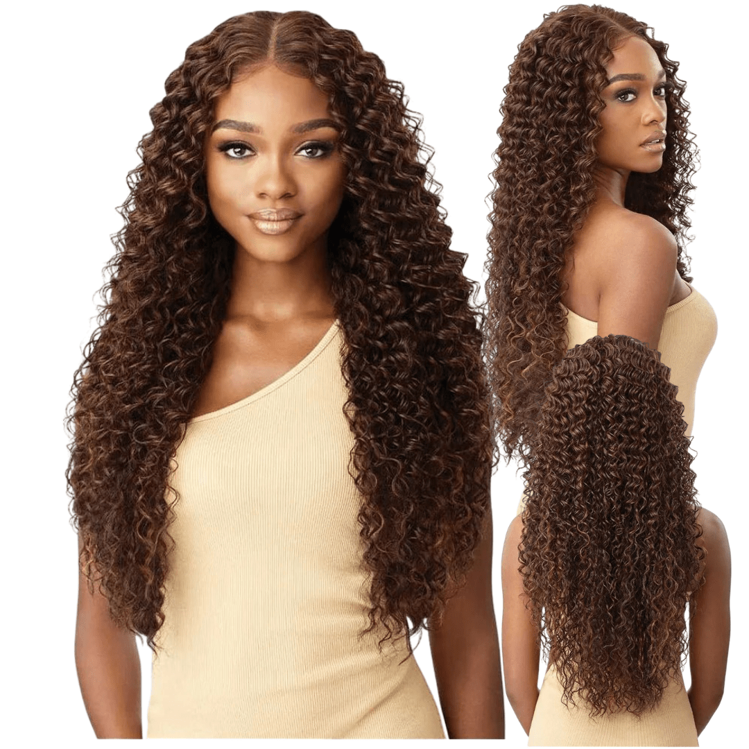 Outre 360 Frontal Lace Wig Human Blend Lace Front Wig - Kayreena - Beauty Exchange Beauty Supply