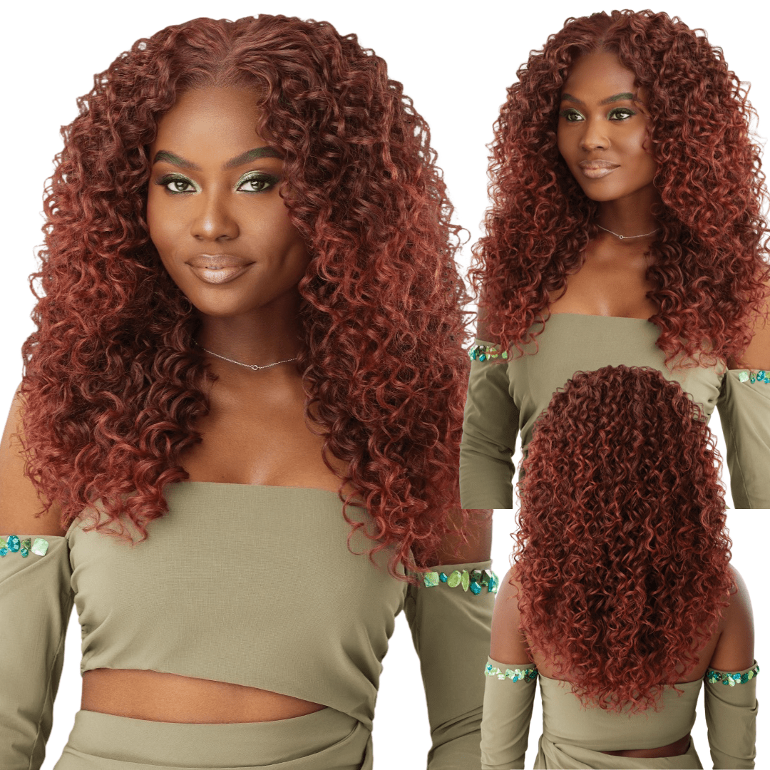 Outre 6x5 Pre - Cut Lace Closure Wig - HHB - Dominican Curly 22" - Beauty Exchange Beauty Supply