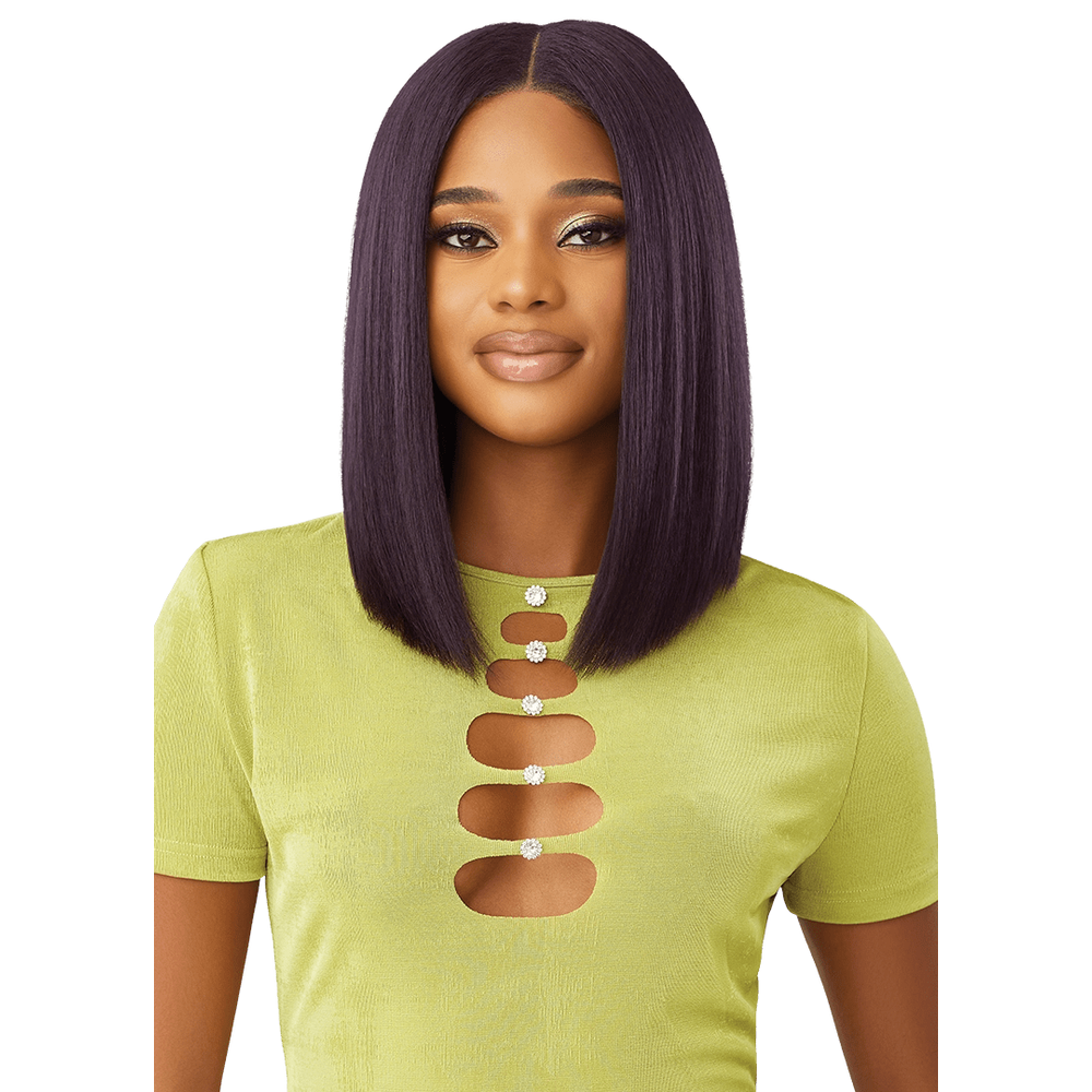 Outre 6x5 Pre - Cut Lace Closure Wig - HHB - Yaki Straight Bob 14" - Beauty Exchange Beauty Supply