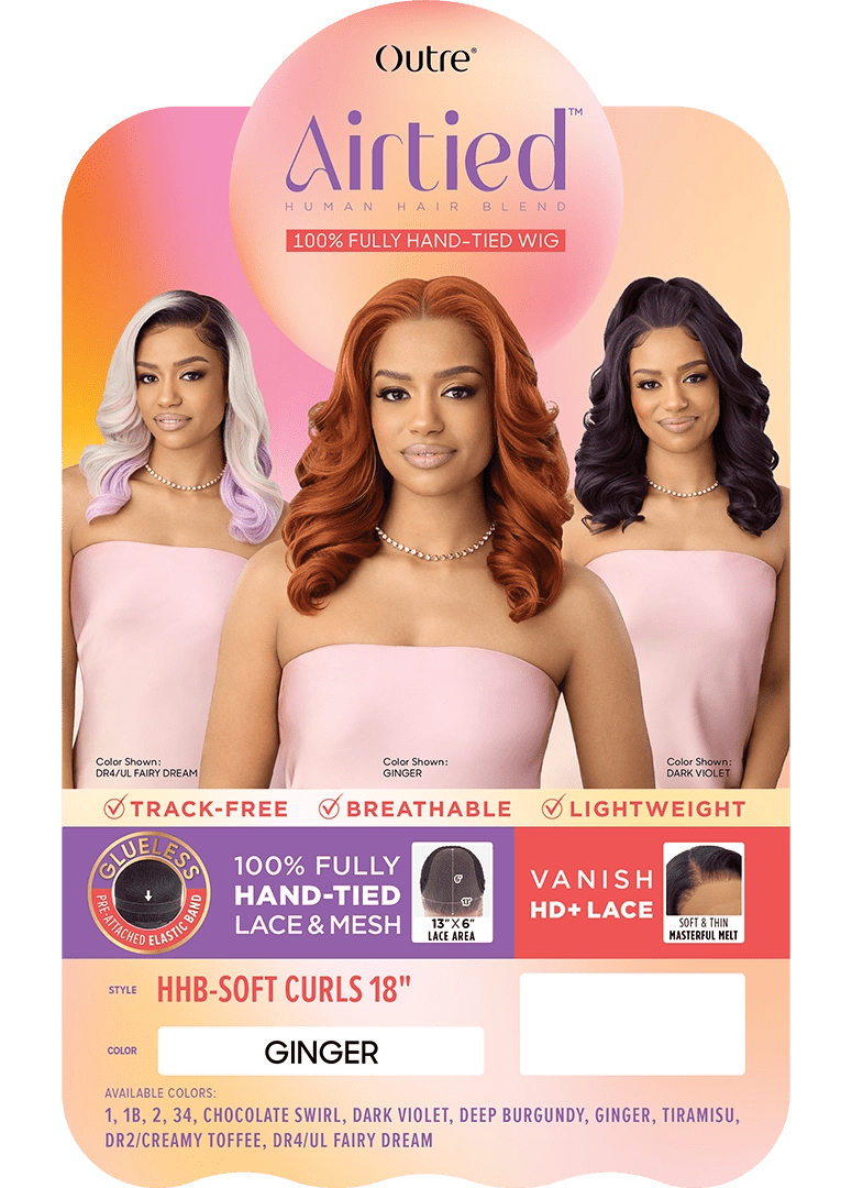 Outre Airtied Human Hair Blend Wig – HHB - Soft Curls 18" - Beauty Exchange Beauty Supply