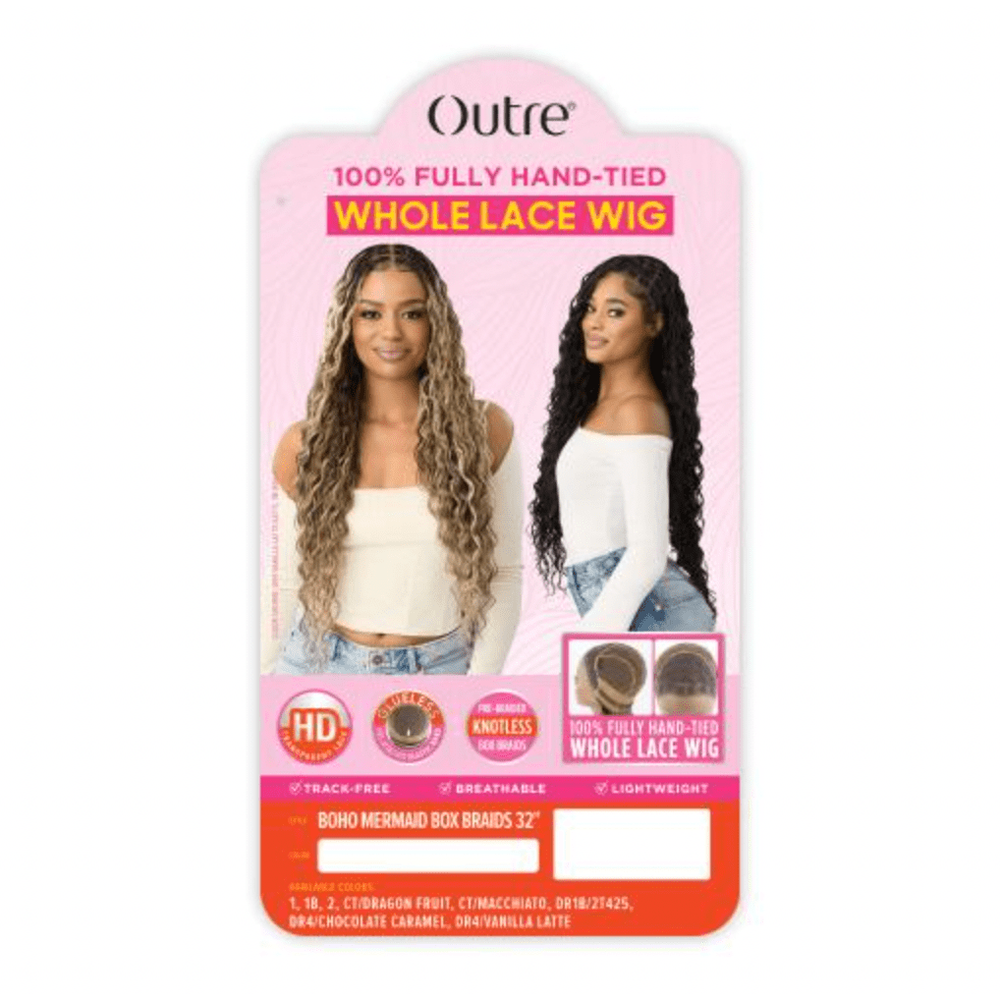 Outre Boho Glueless HD Lace Mermaid Box Braid Wig - 32" - Beauty Exchange Beauty Supply
