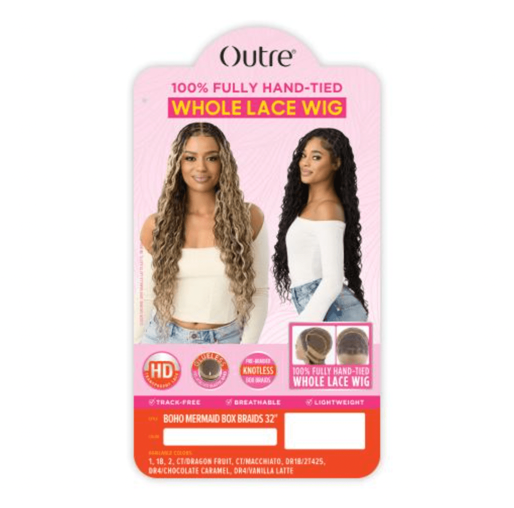 Outre Boho Glueless HD Lace Mermaid Box Braid Wig - 32" - Beauty Exchange Beauty Supply