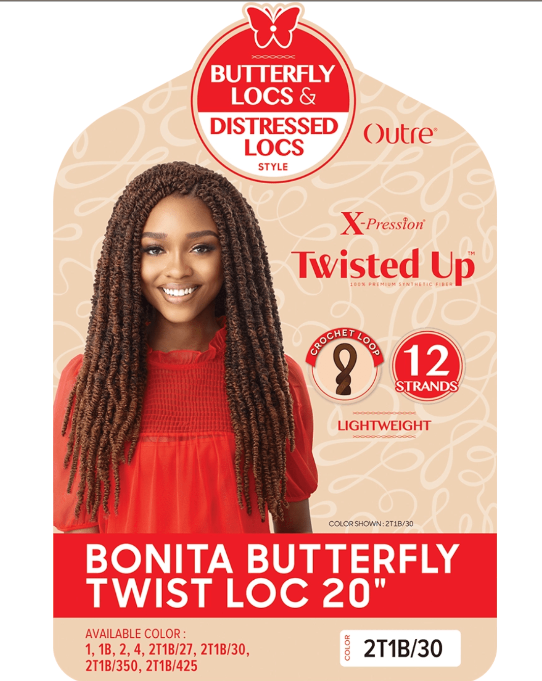 Outre Bonita Butterfly Twist Locs – 20" - Beauty Exchange Beauty Supply