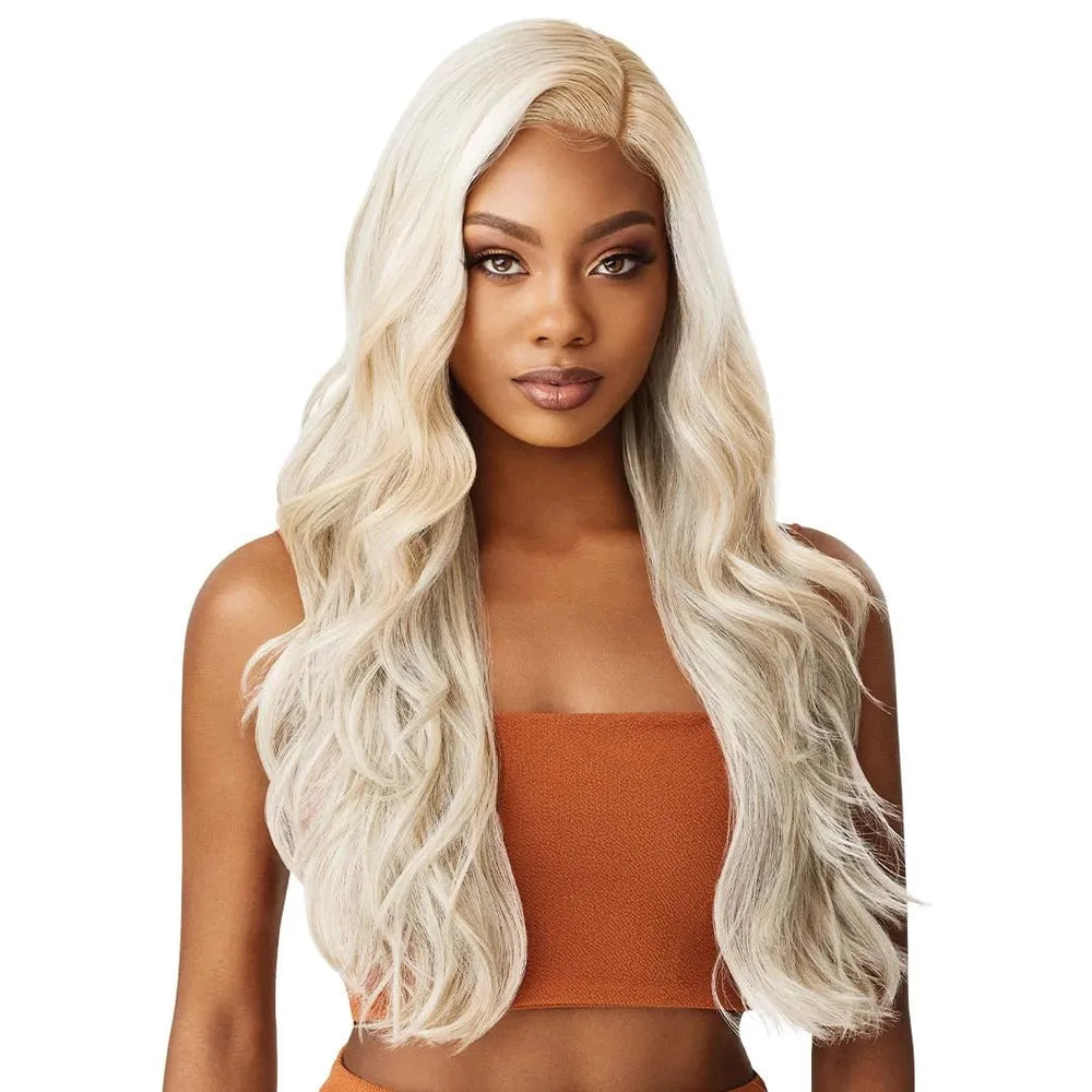 Outre Color Bomb Lace Front Wig – KIMANI | Long Body Wave with Salon - Blended Blonde Tones & Soft Swiss Lace - Beauty Exchange Beauty Supply