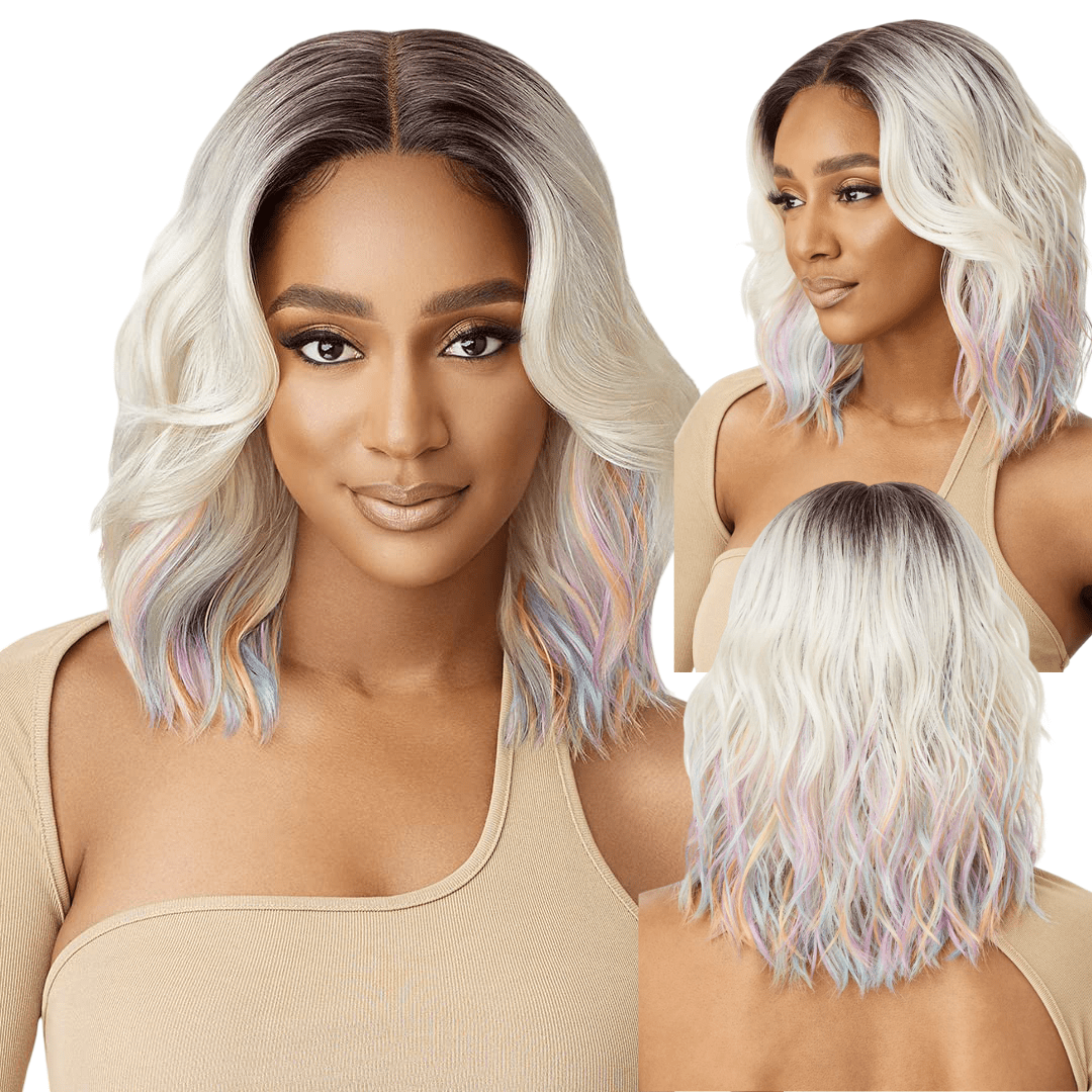 Outre Color Bomb Synthetic HD Lace Front Wig - Marina - Beauty Exchange Beauty Supply