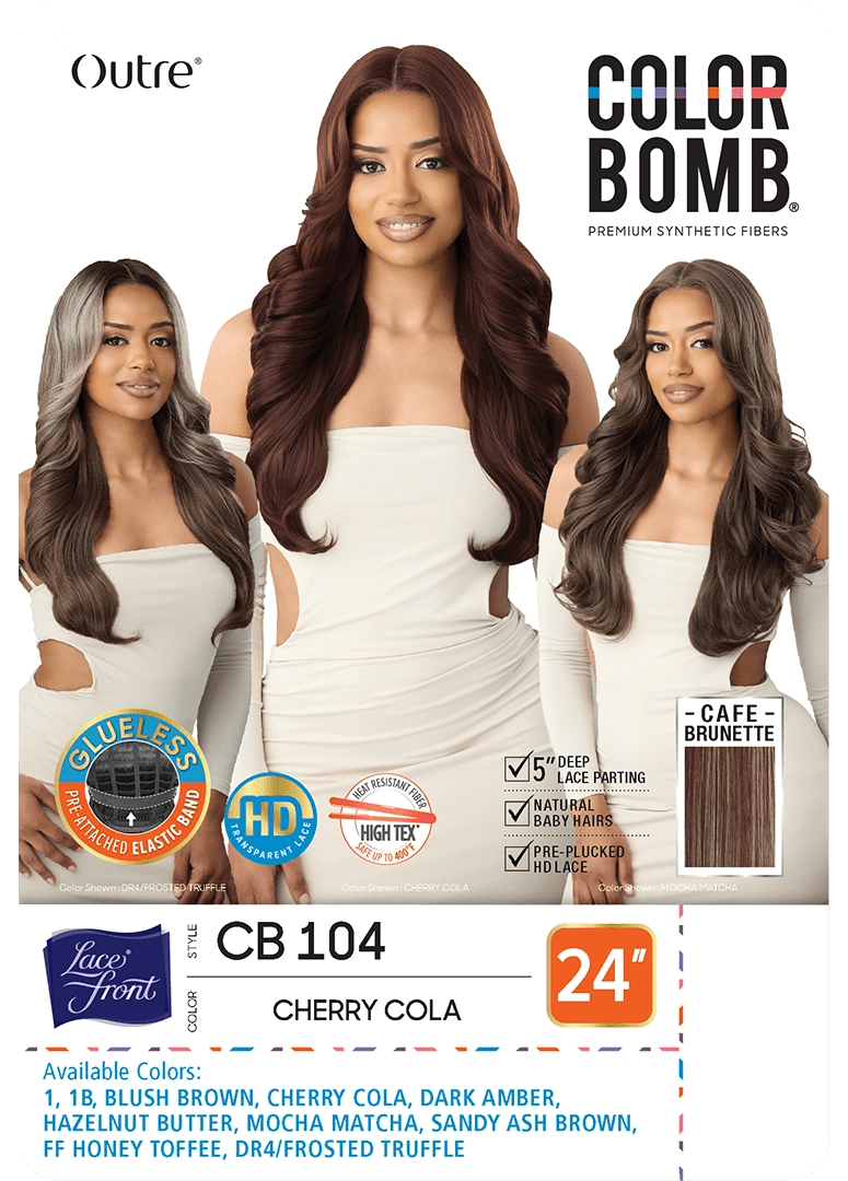 Outre Color Bomb Synthetic Lacefront Wig - CB 104 - Beauty Exchange Beauty Supply