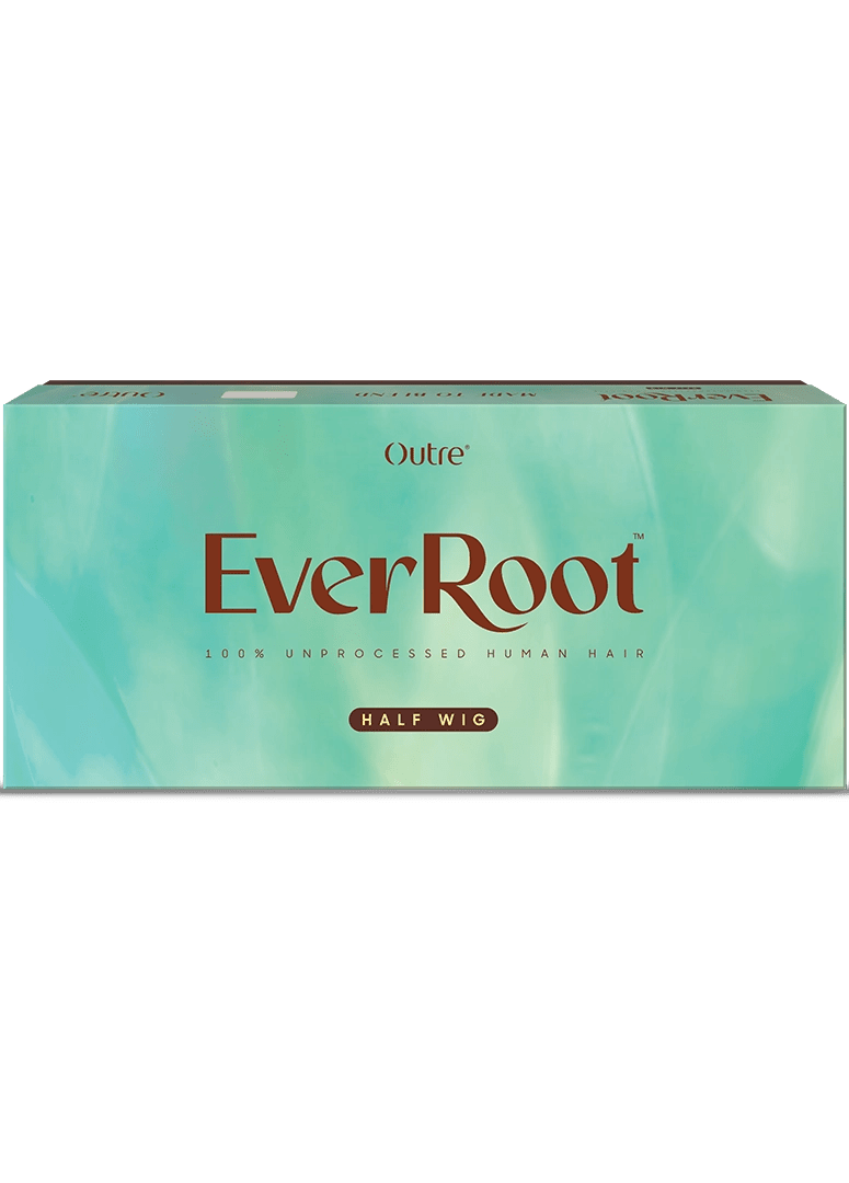 Outre EverRoot 100% Unprocessed Human Hair Half Wig - HH - Water Curls 14” - Beauty Exchange Beauty Supply