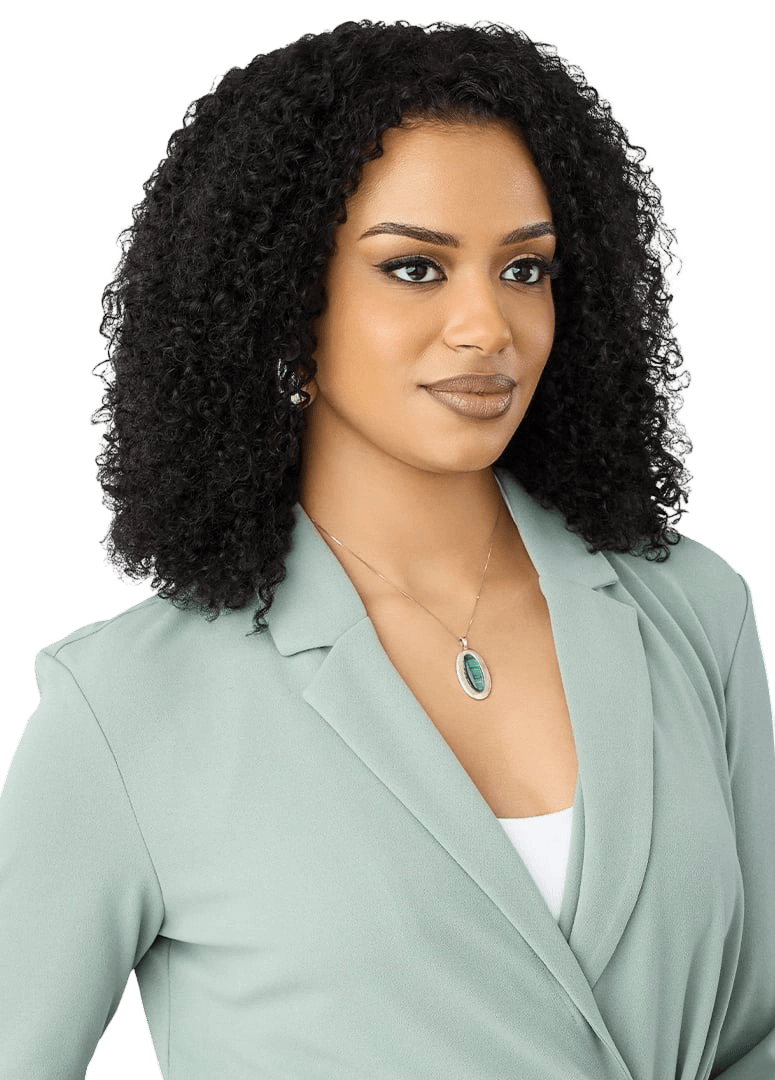 Outre EverRoot 100% Unprocessed Human Hair Half Wig - HH - Water Curls 14” - Beauty Exchange Beauty Supply