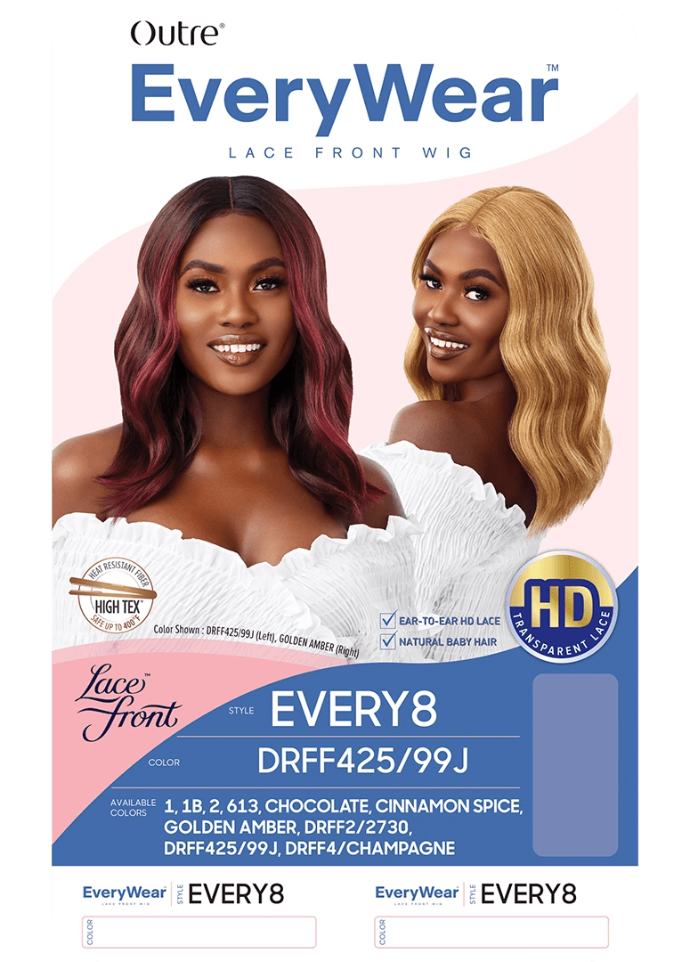 Outre EveryWear Synthetic HD Lace Front Wig - Every 8 - Beauty Exchange Beauty Supply