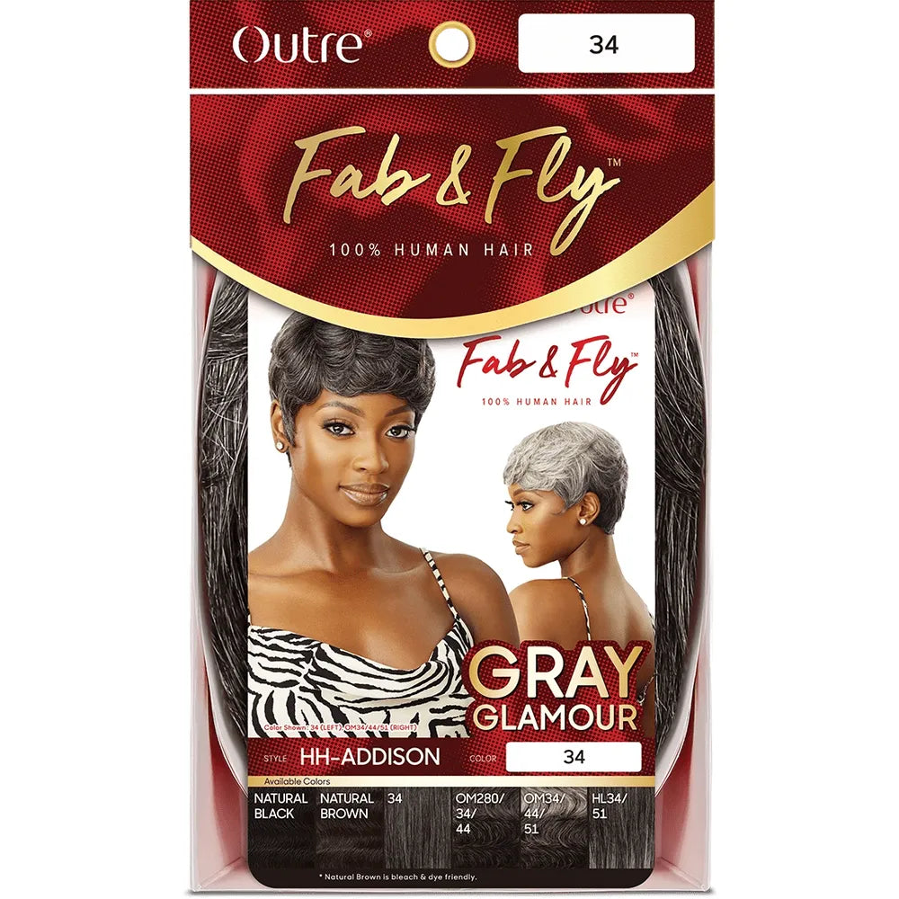 Outre Fab & Fly 100% Unprocessed Human Hair Full Wig - HH Addison - Beauty Exchange Beauty Supply