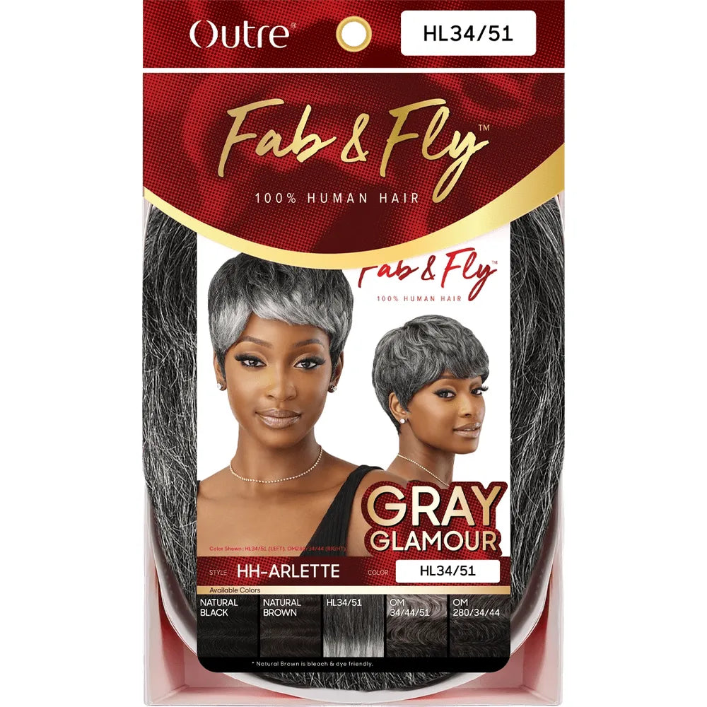 Outre Fab & Fly 100% Unprocessed Human Hair Full Wig - HH - Arlette - Beauty Exchange Beauty Supply
