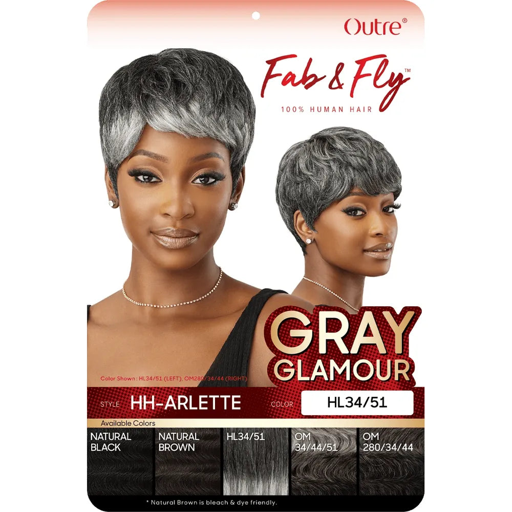 Outre Fab & Fly 100% Unprocessed Human Hair Full Wig - HH - Arlette - Beauty Exchange Beauty Supply