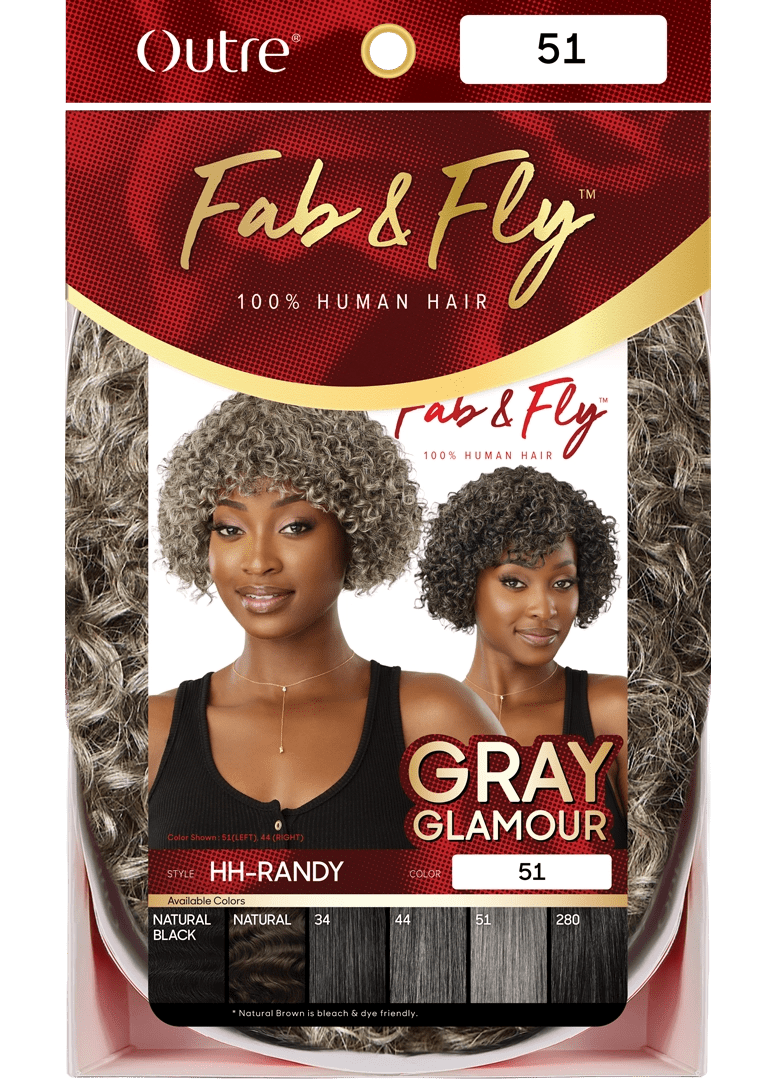 Outre Fab & Fly 100% Unprocessed Human Hair Full Wig - HH Randy - Beauty Exchange Beauty Supply