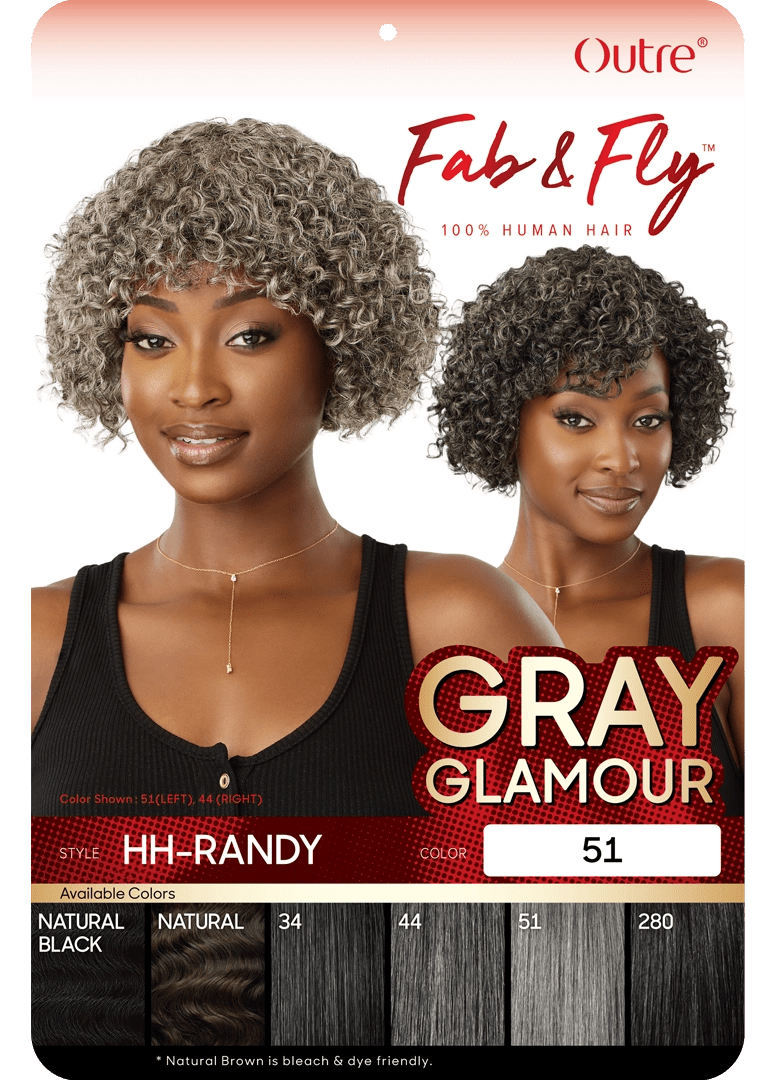 Outre Fab & Fly 100% Unprocessed Human Hair Full Wig - HH Randy - Beauty Exchange Beauty Supply