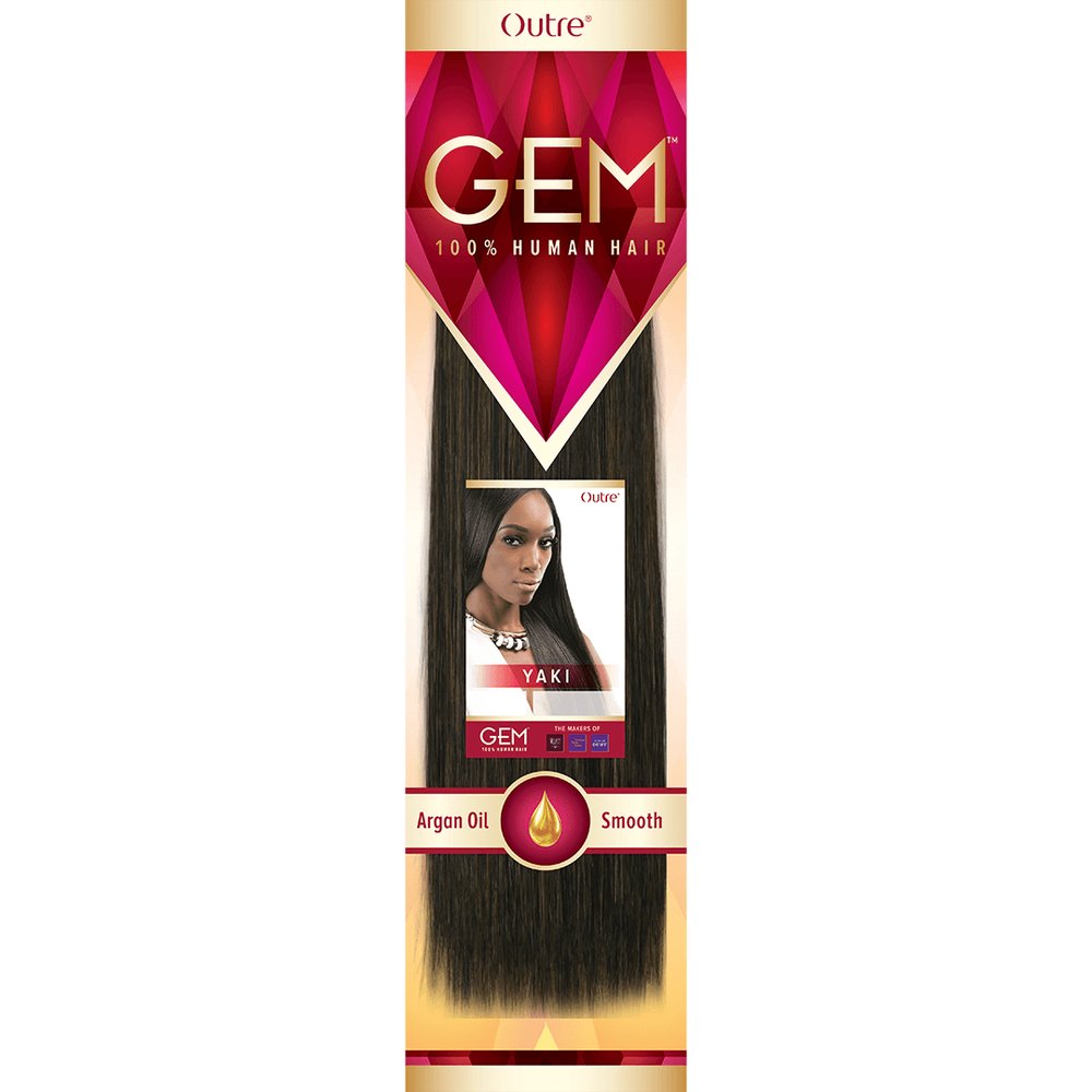 Outre GEM Yaki 100% Human Hair Weave - Beauty Exchange Beauty Supply
