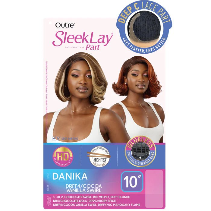 Outre HD Lace Front Wig – SleekLay Glueless Deep C Danika - Beauty Exchange Beauty Supply