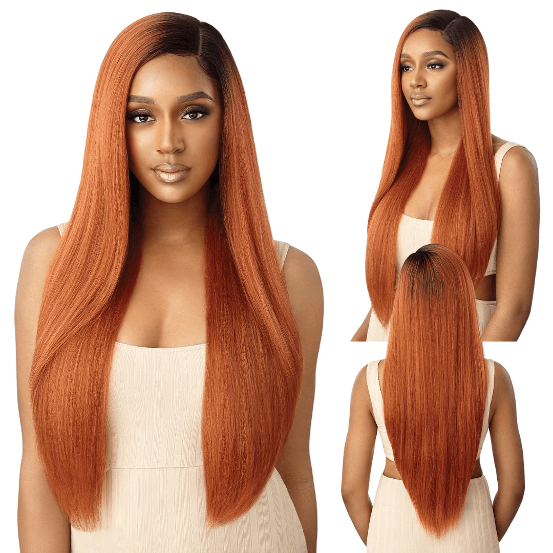 Outre Lace Front Synthetic Lace Wig - Natural Yaki 30" - Beauty Exchange Beauty Supply