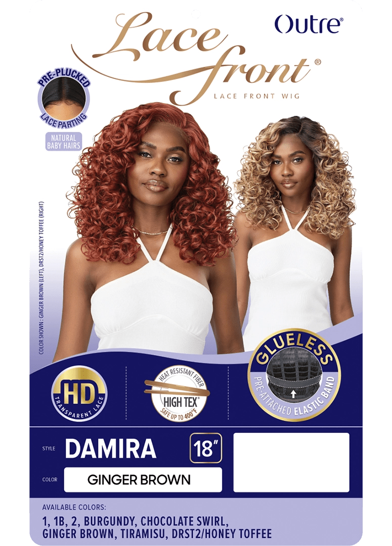 Outre Lace Frontal HD Sythetic Lace Front Wig - Damira - Beauty Exchange Beauty Supply