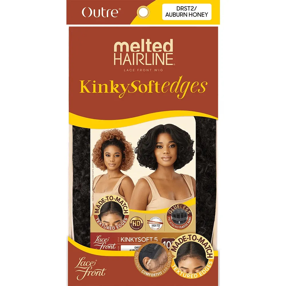 Outre Melted Hairline Kinky Soft Edges HD Lace Front Wig - Kinky Soft 5 - Beauty Exchange Beauty Supply
