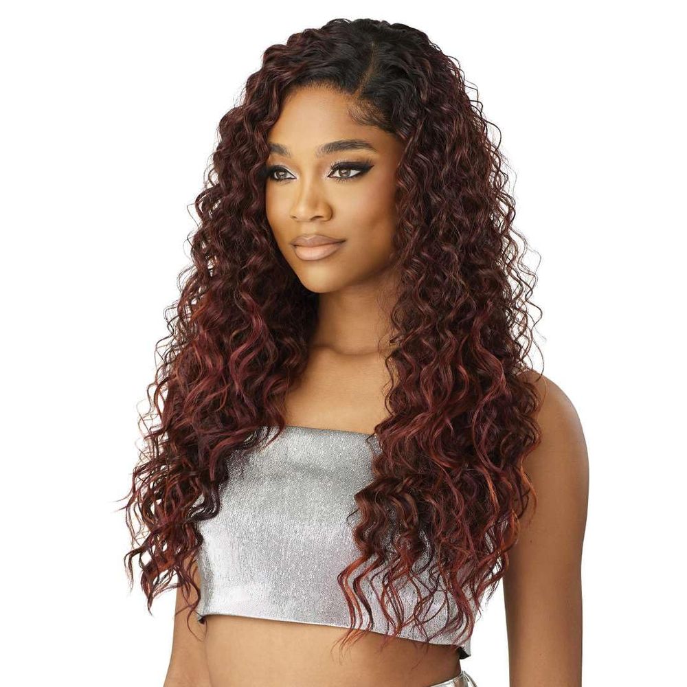 Outre Melted Hairline Lace Front Wig – Fabiola | Natural Layers & Seamless HD Lace | 20” - Beauty Exchange Beauty Supply