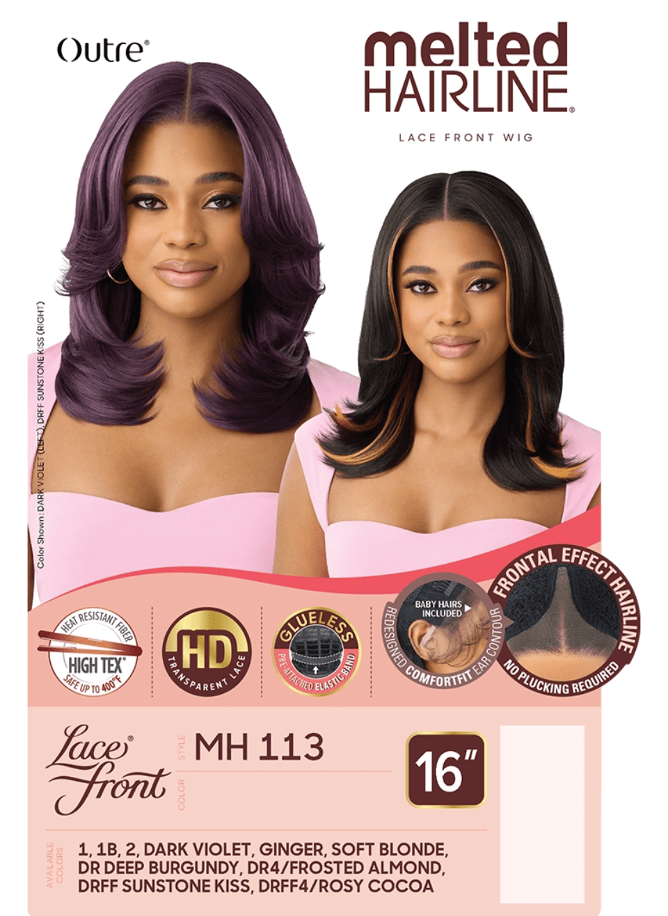 Outre Melted Hairline Lace Front Wig – MH 113 - Beauty Exchange Beauty Supply