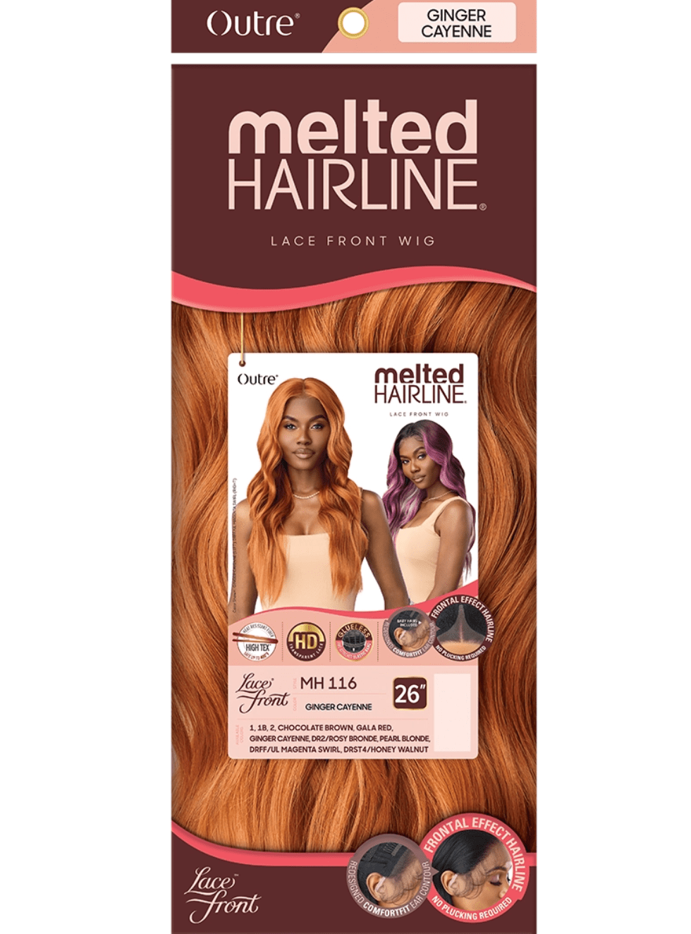 Outre Melted Hairline Lace Front Wig – MH 116 - Beauty Exchange Beauty Supply