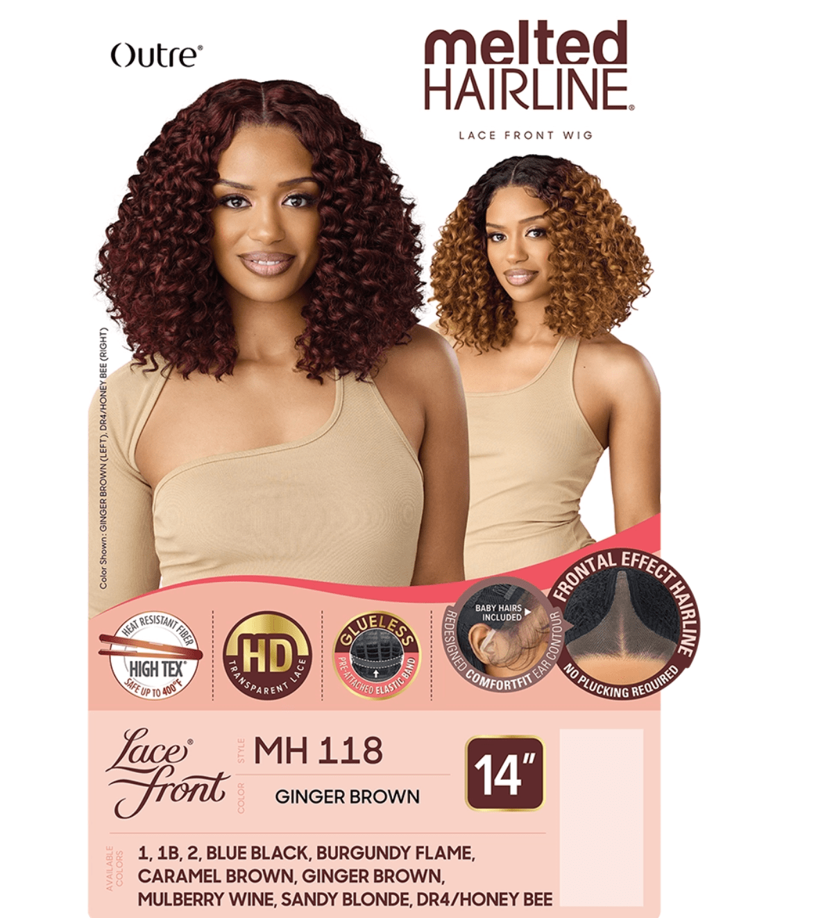 Outre Melted Hairline Lace Front Wig – MH 118 - Beauty Exchange Beauty Supply