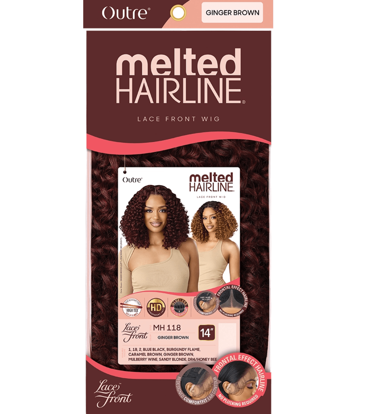 Outre Melted Hairline Lace Front Wig – MH 118 - Beauty Exchange Beauty Supply