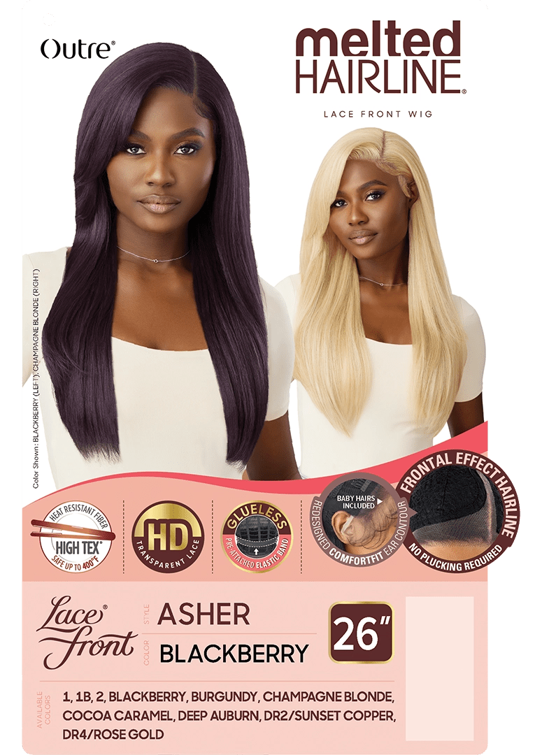Outre Melted Hairline Synthetic HD Lace Front Wig - Asher - Beauty Exchange Beauty Supply