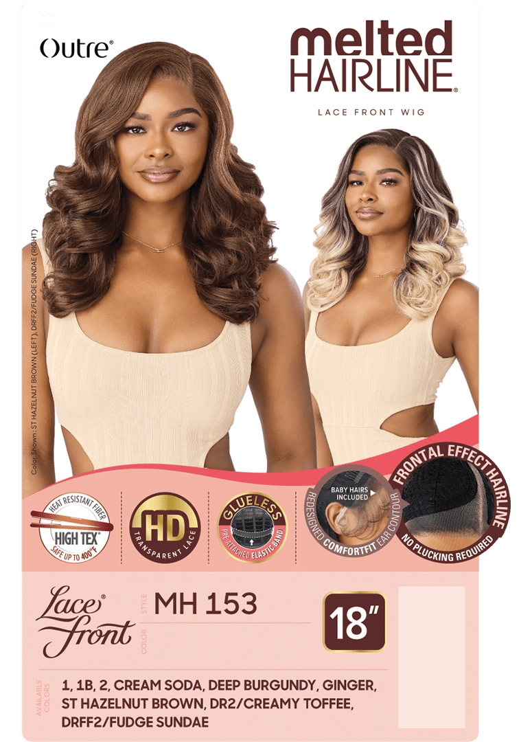Outre Melted Hairline Synthetic HD Lace Front Wig - MH 153 - Beauty Exchange Beauty Supply