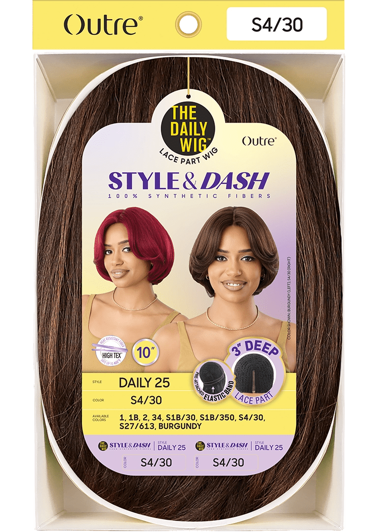 Outre Model Daily 25 Synthetic Lace Part Wig – 10" - Beauty Exchange Beauty Supply