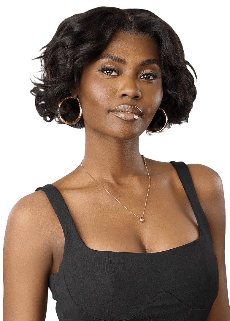 Outre MyTresses Black Label 13x5 Lace Frontal Wig 100% Unprocessed Human Hair - HH-Body Curl Bob - Beauty Exchange Beauty Supply