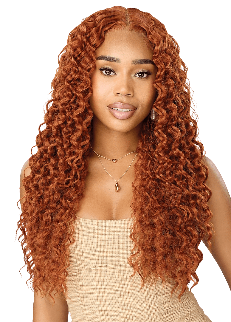 Outre NueBlend Perfect Hairline 13x6 Lace Frontal Wig – HHB Peruvian Curls 26” - Beauty Exchange Beauty Supply