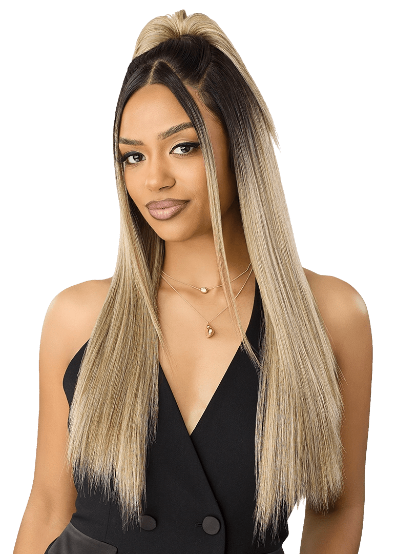Outre NueBlend Perfect Hairline 13x6 Lace Frontal Wig – HHB Straight 26" - Beauty Exchange Beauty Supply