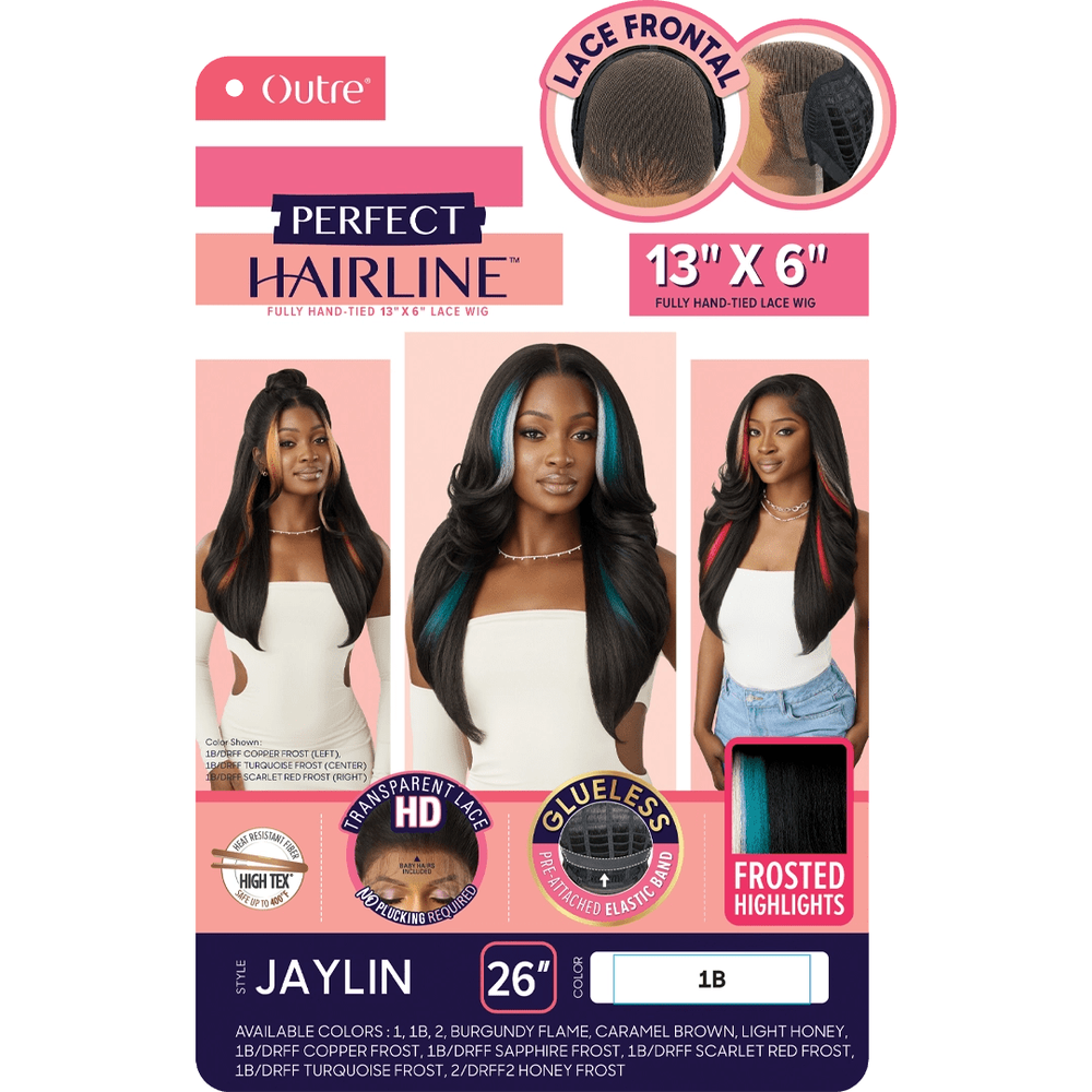 Outre Perfect Hairline Lace Front 13x4 Wig – Jaylin - Beauty Exchange Beauty Supply