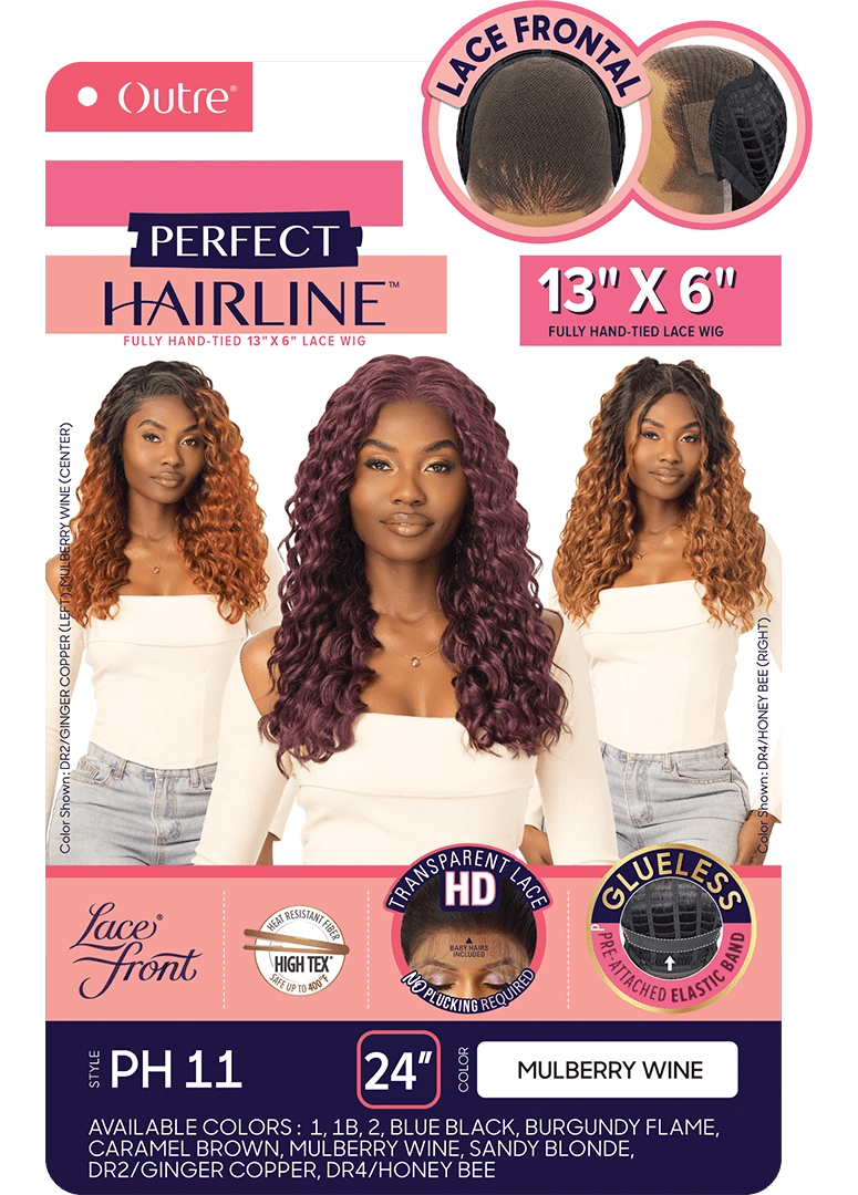 Outre Perfect Hairline Lace Front 13x4 Wig – PH 11 - Beauty Exchange Beauty Supply