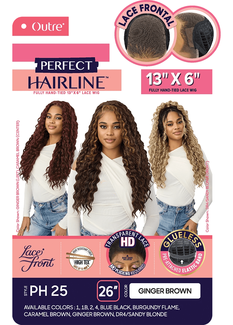 Outre Perfect Hairline Lace Front 13x6 Wig – PH 25 - Beauty Exchange Beauty Supply