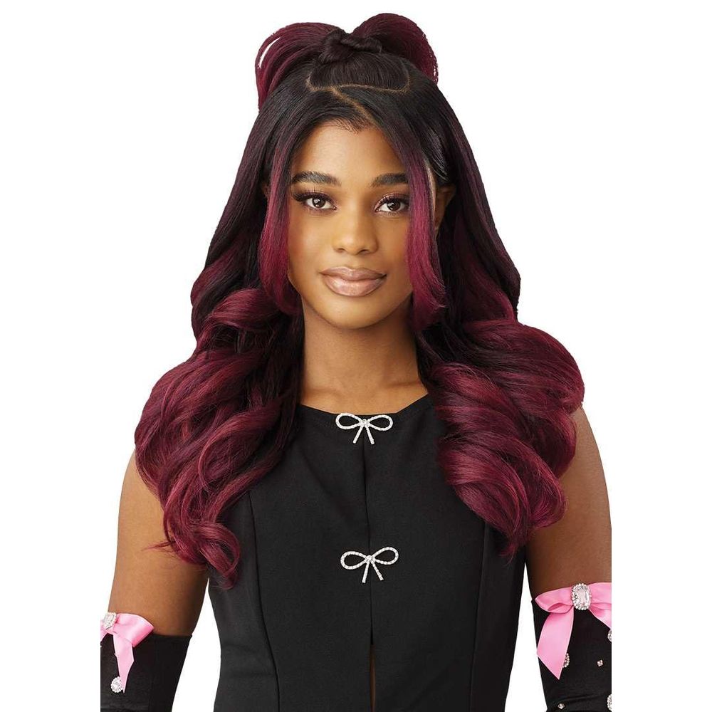 Outre Perfect Hairline Peak 704 – Sleek Layers & Natural HD Lace | 14” - Beauty Exchange Beauty Supply