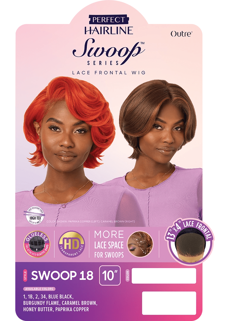 Outre Perfect Hairline Swoop Glueless 13x4 HD Lace Front Wig - Swoop 18 - Beauty Exchange Beauty Supply