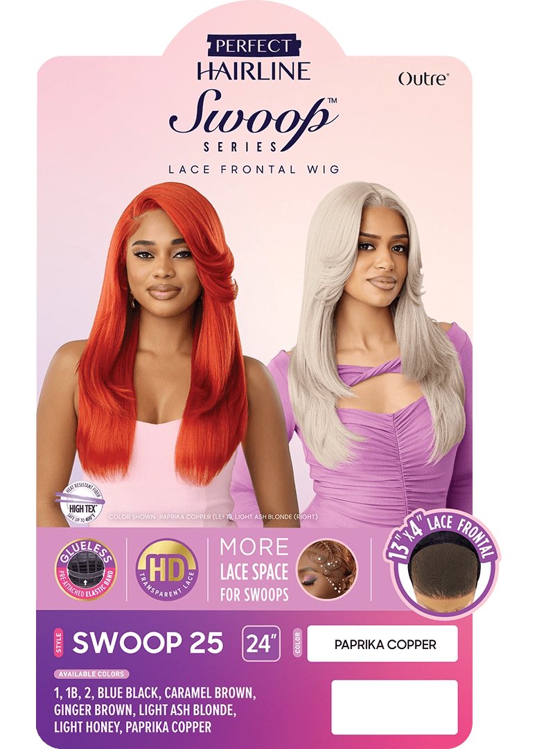 Outre Perfect Hairline Swoop Glueless 13x4 HD Lace Front Wig - Swoop 25 - Beauty Exchange Beauty Supply