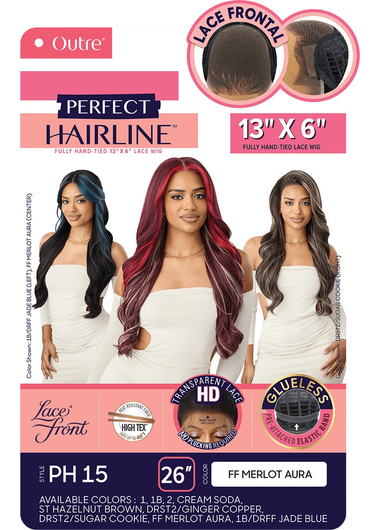 Outre Perfect Hairline Synthetic Lace Wig – PH 15 26" - Beauty Exchange Beauty Supply