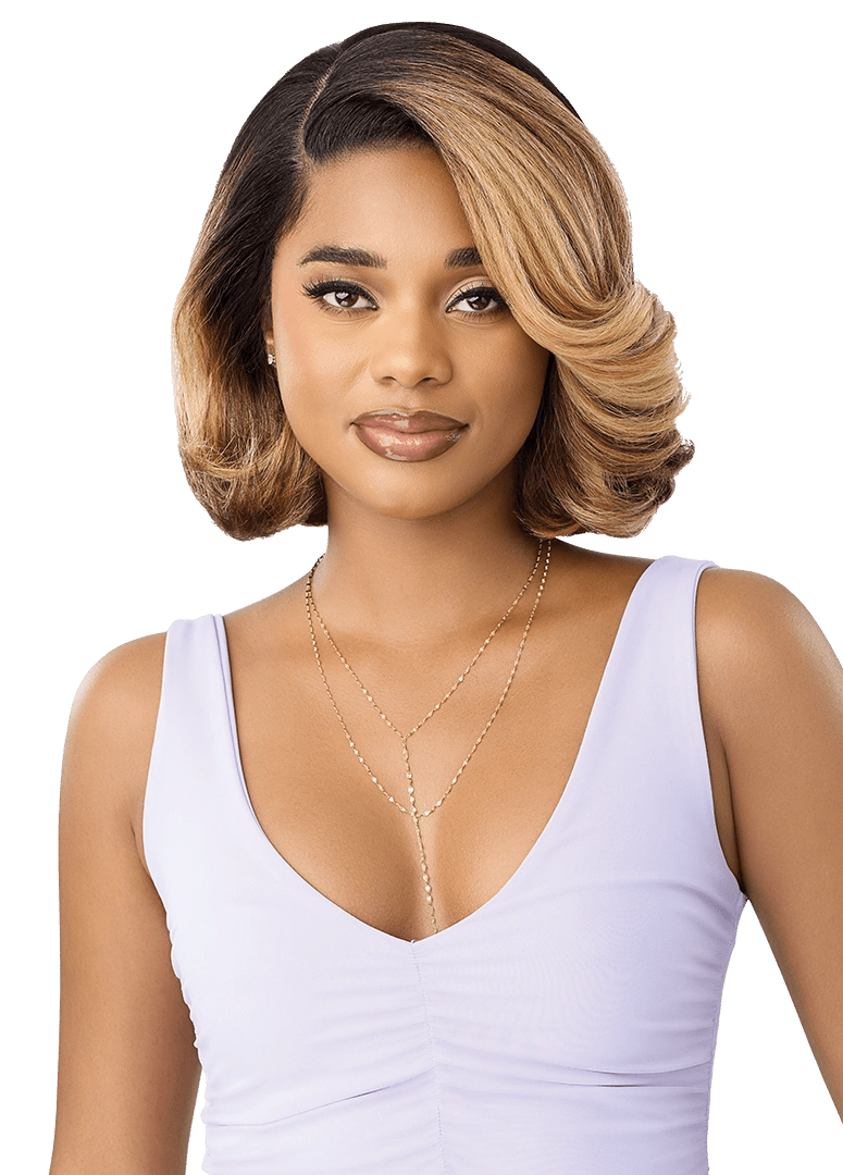 Outre Perfect Hairline Synthetic Lace Wig – Swoop23 10" - Beauty Exchange Beauty Supply