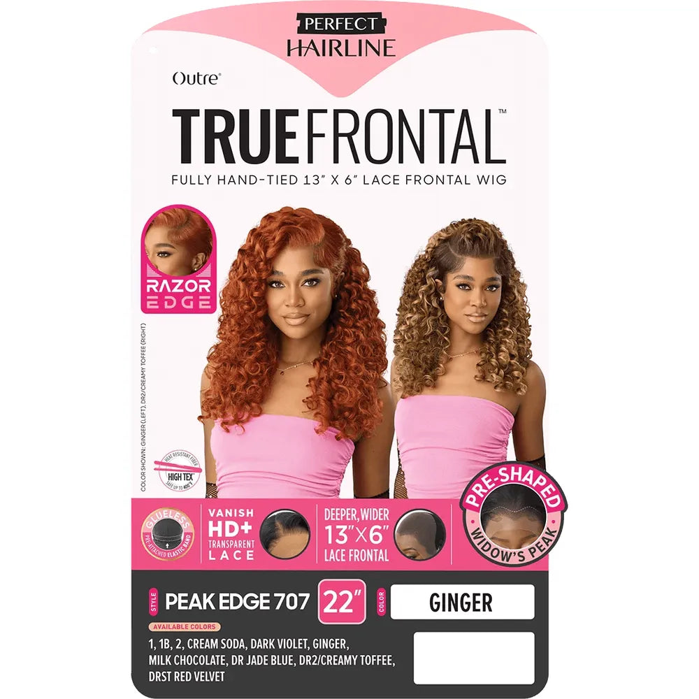 Outre Perfect Hairline True Frontal 13"x 6" HD Lace Front Wig - Peak 707 - Beauty Exchange Beauty Supply