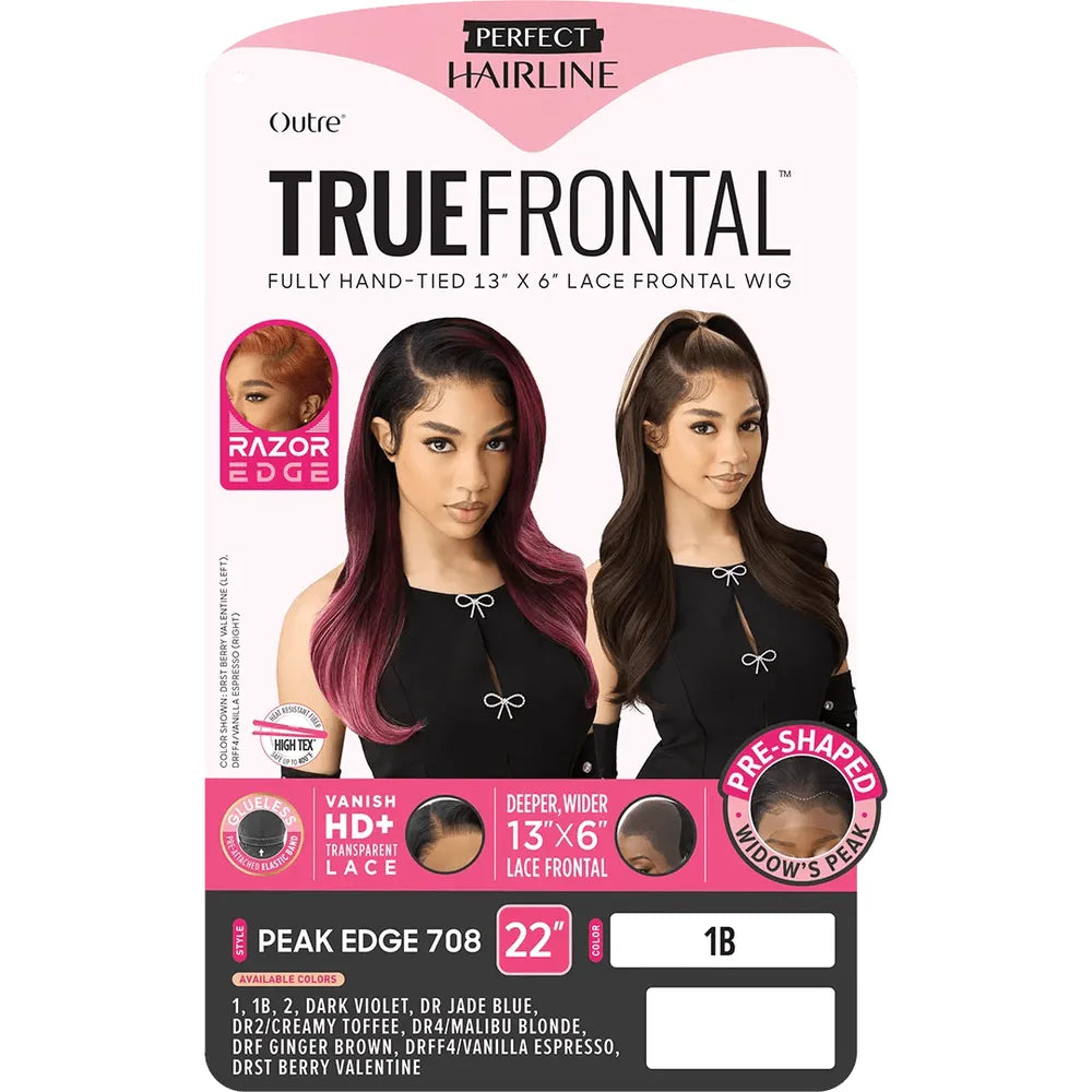 Outre Perfect Hairline True Frontal 13"x 6" HD Lace Front Wig - Peak 708 - Beauty Exchange Beauty Supply