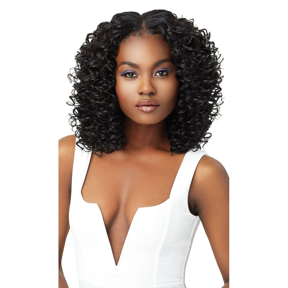 Outre Premium Purple Pack – Bounce Curl Long | Soft Spiral Curls for Crochet, Quick Weave & Ponytails | Lightweight & Hot Water Set Ready - Beauty Exchange Beauty Supply